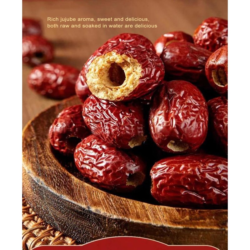 jujube、seedless Red dates, No Pit,natural sweetness, healthy snacks - unsweetened