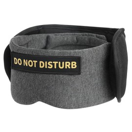 Almohada de viaje, almohada de cuello de avión con máscara de ojos, correa para la cabeza de avión para dormir vuelos de larga distancia, soporte para cabeza de 360 grados, artículos esenciales