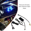YINETTECH 1 Set Motorcycle Water Temperature Digital Display Meter Motorcycle