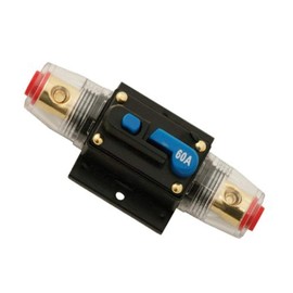 Absolute USA ICB-60 60-AMP AGU Fuse Holder with Built-in Circuit Breaker (60A ICB60, 1, Per Set)