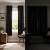 TECOR Cortina Blackout 2 Paneles 90x160cm para Recámara o Decoración,