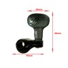 XtremeAuto® Carbon Fibre Effect, Universal Steering Wheel/Brodie Knob for Car,
