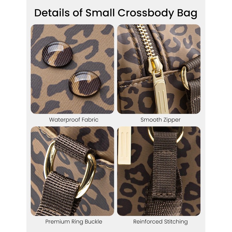 MEXS Small Crossbody Bag for Women, Mini Travel Casual Cross