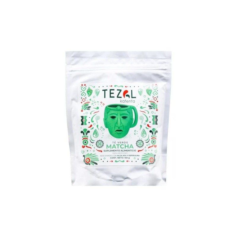 Matcha tezal kafenta con alga espirulina y Afa 150 gramos