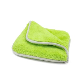 [Double Flip] Microfiber Rinseless Wash Towel 8"x8" Blue - 3 Pack (Green)