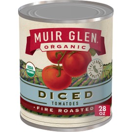 Muir Glen Organic Diced Fire Roasted Canned Tomatoes, 28 oz.