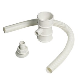 FloPlast RVM1W RVM1W-White Miniflow Rainwater Diverter (Conects to 50MM Round Downpipe), White