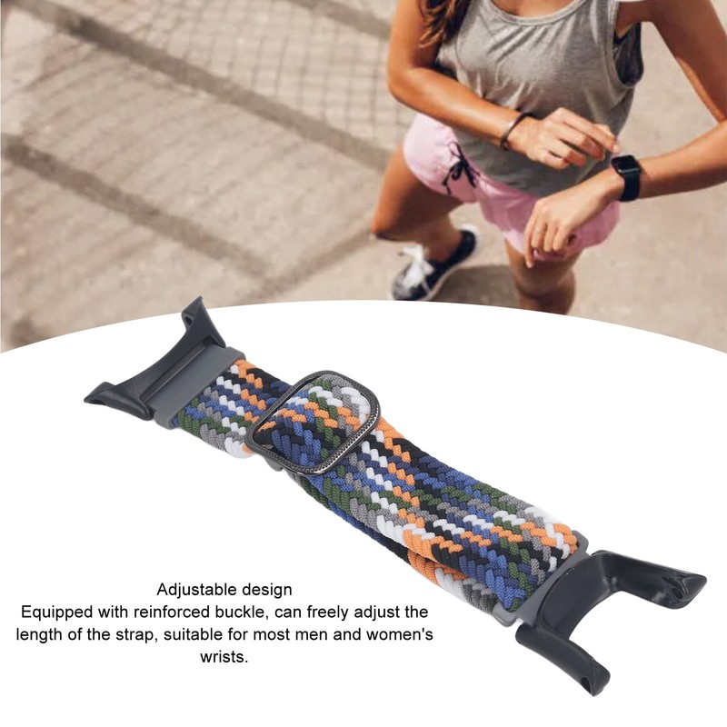 Nylon Weaving Watchband Adjustable DIY Installation Weaving Watch Strap Unisex