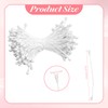 Matwsec 150PCS Stamens for Flower Making 3mm White Flower Stamen