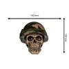 OOTB 78/5759 Polyresin Savings Bank with Lock, Skull with Army