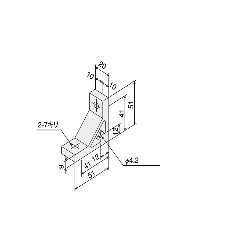 SUS (esuyuuesu) Hard Bracket Small SFJ – N03 (Pack)