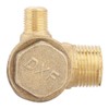 3-Way Brass Air Compressor Check Valve 20 x 14 x