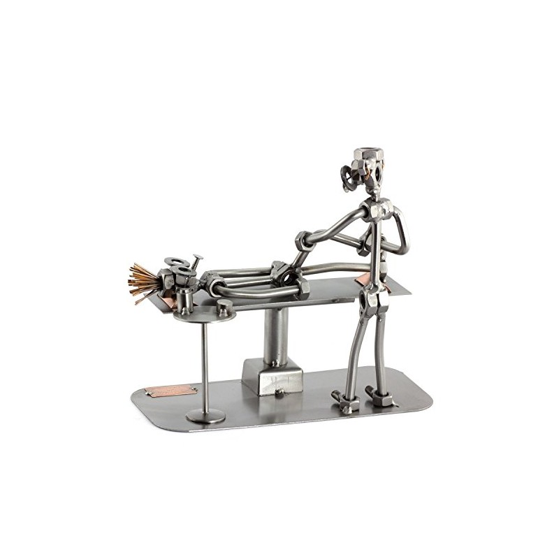 Steelman24 I Nuts and bolts sculpture Physiotherapist I Handmade ornaments