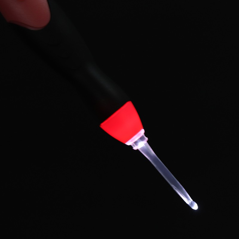 40Pcs USB Chargeable LED Crochet Hooks Knitting Needles Tools Kits