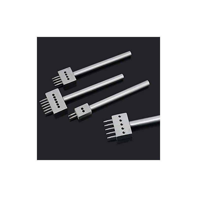 POWERTOOL Hole Punch Tools, 1PC Stitching Punching Diamond 4 Prong