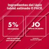e.l.f. Cosmetics O Face Labial Satinado Effortless Rosa Mauve Suave