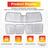 for Hummer EV Accessories Roof Sunshade&Front Sun Shade Set of