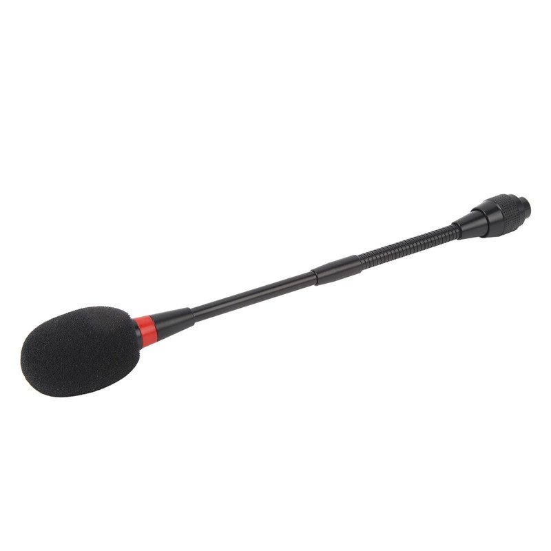 Gooseneck Microphone Clear Sound Transmission 25CM Gooseneck Podium Microphone for