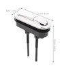 DOITOOL Dual Flush Valve Replacement Button 11x4 cm Toilet Tank