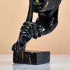 Thinker Statue Vivid Shape Compact Synthetic Resin Attractive Decorative Silence
