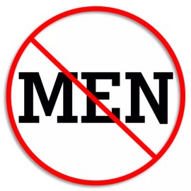 Kiwi Gifts Anti Men - 100 Pack Circle Stickers 3 Inch - Feminist Feminism Humor