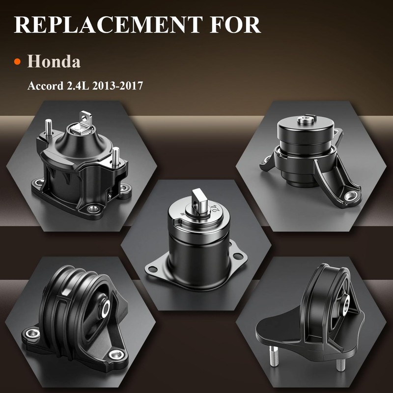 Engine Motor Mount & Trans Mount Replacement for Honda Accord