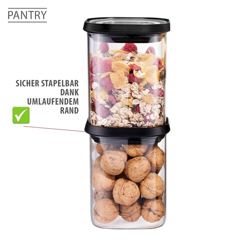 GEFU Storage Jar with Lid Airtight Storage Jar for Food,