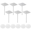 PATIKIL 5.9 Inch Perforated Insulation Pins with Round Washers, 50