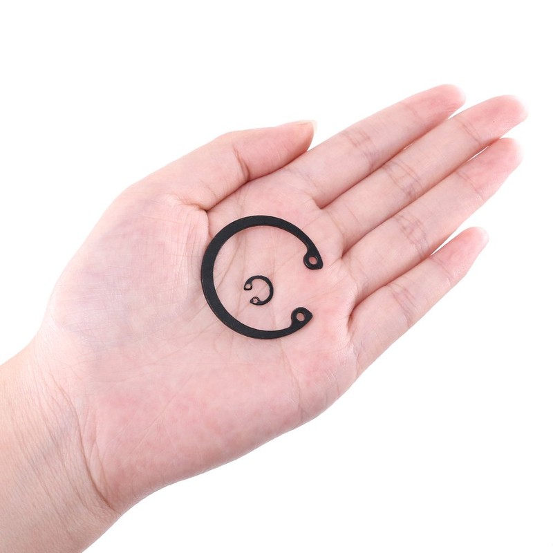 Hilitchi 300-Pcs [15-SIZE] Alloy Steel Internal Circlip Snap Retaining Clip