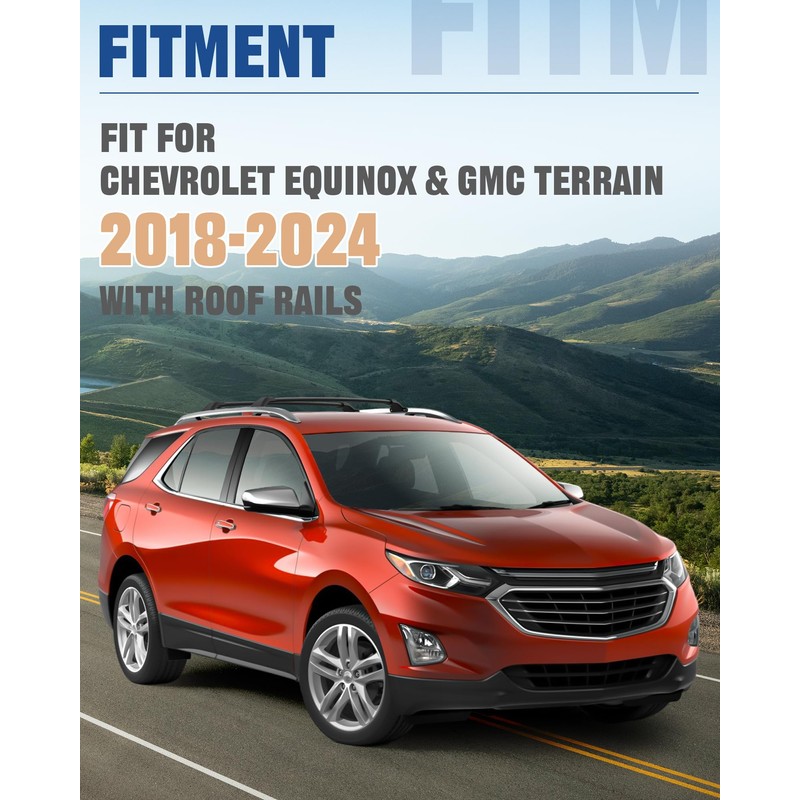 AUXPACBO 330 LBS Upgrade Roof Rack Fit for Chevy Equinox