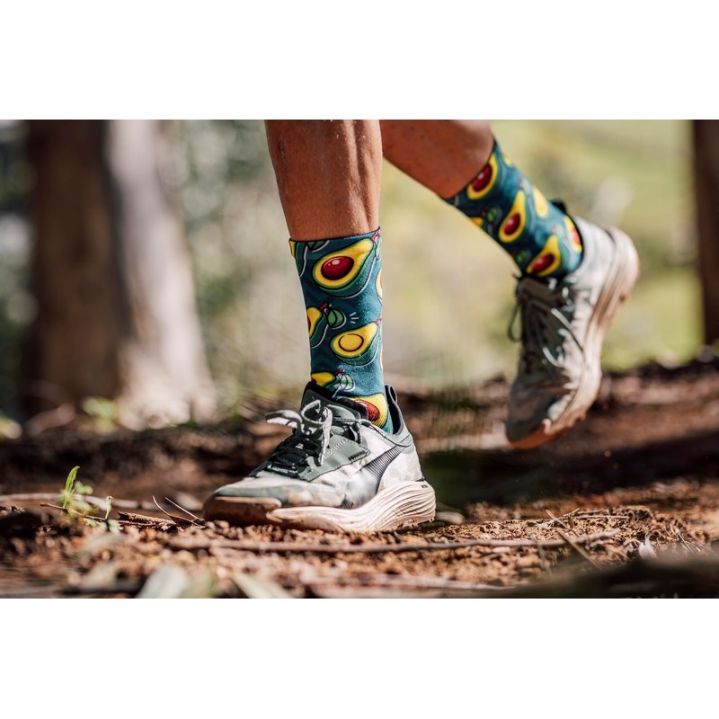 Sox Avocado Crew Socks, Green