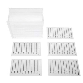 Estuche de pestanas acrilico para almacenamiento de cosmeticos, organizador de maquillaje, 5 cajones, extensiones de pestanas falsas, soporte de exhib