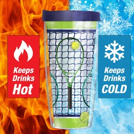 FREEHEART 22oz Tumbler - GIRAFFE - Animal Club with Yellow Lid