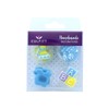 Blue ABC Baby Sugar Decorations - 12 pieces
