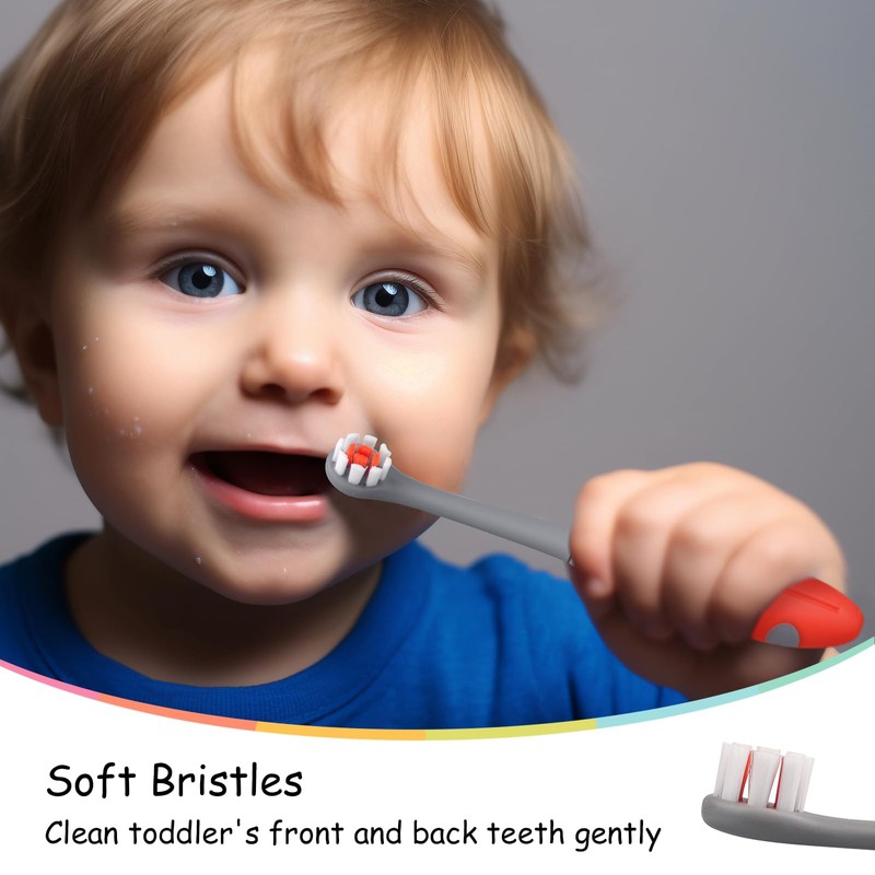 Mombella Marienkäfer Kleinkinder Red Dot Soft Brist1e Zahnbürste