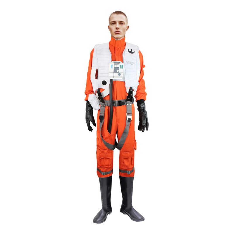 Costumeteers Resistance Rebel Pilot Fighter Double Layer X-Wing VEST Accoutre