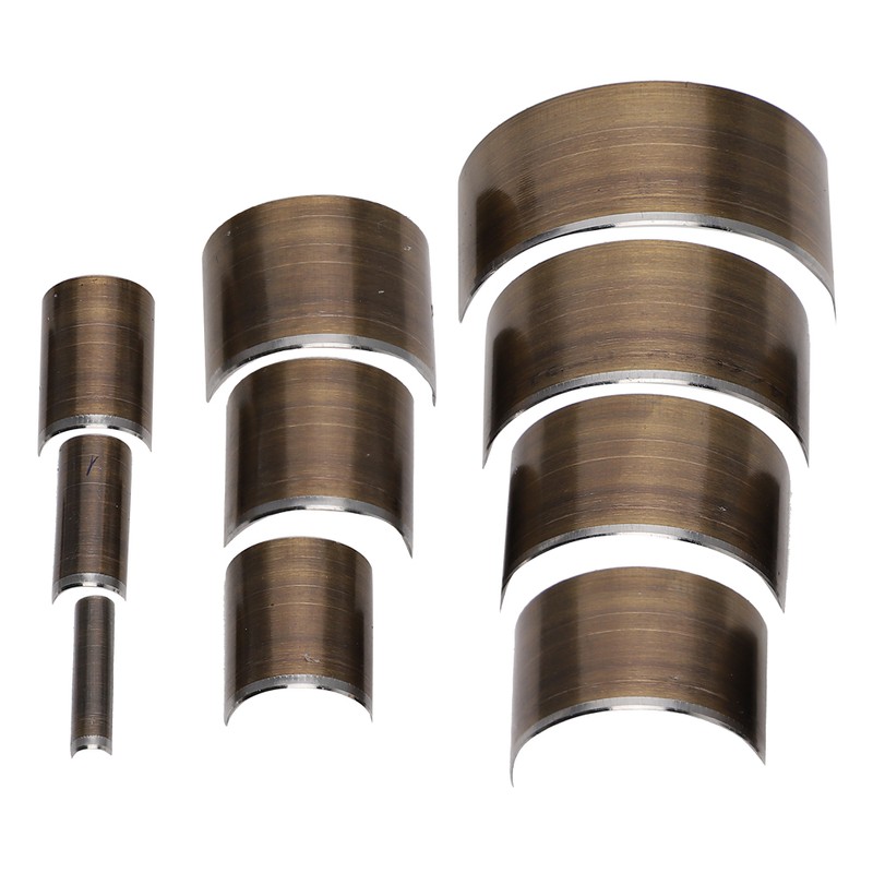 Leather V Shape Punch DIY Tool Tail Cut Puncher Round