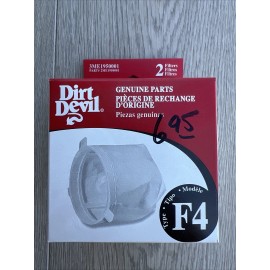 For Dirt Devil Dirt Devil Scorpion Cordless Filter Type F4