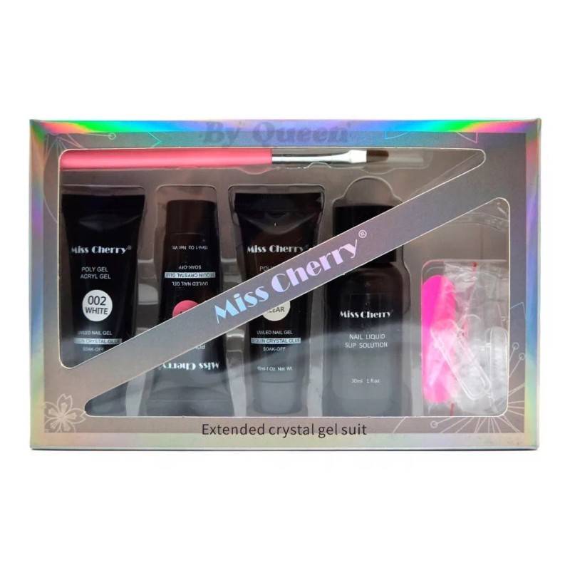 Miss Cherry Kit Básico De Polygel Para Uñas System Dual