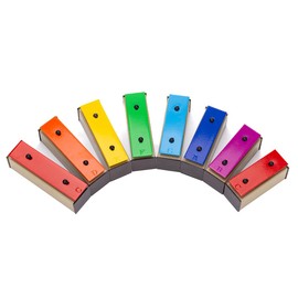 CeleMoon 8 Notes Xylophone Glockenspiel for Kids and Toddlers, Colorful Resonator Bells with Great Sounds, Educational Preschool Music Learning for Children
