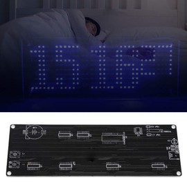 Garsent Kit LED Clock, 5 V Digital Electronic DIY Clock Kit in Acrylic Appearance with Temperature Prompt for DIY