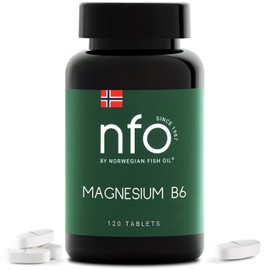 NFO Magnesium B6 – Magnesium Tablets with Vitamin B6 & Zinc – 120 Tablets