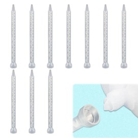 10 Pieces Mixing Nozzle Static Mixer Tips Epoxy Tips Mixing Tubes 18 Elements 6.97 inch