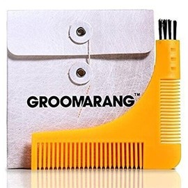 Groomarang Pack of 3 - Beard Styling & Shaping Template Comb Tool Groomarang NEW
