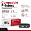PIONOUS S35 Black Toner Cartridge 1-Pack Replacement for Canon S35