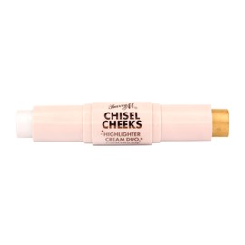 Barry M Chisel Cheeks Highlighter Cream Duo, Shade Silver/Gold