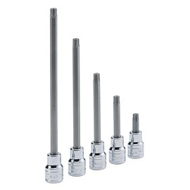 Genius Tools 1/2" Dr. T-25 Star Bit Socket, 55mmL - 408+6125