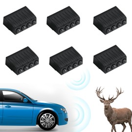 Deer Whistles for Vehicles - Truck Car Motorcycle Deer Horns for Vehicles 4-Horns Deer Alerts for Vehicles Better Effect Deer Deterrent for Cars - Ideal for Drivers, Commuters, Outdoor Enthusiasts