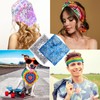 Bonuci 20 Pieces White Bandana Bulk for Tie Dying Cotton