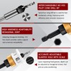 SUPAWAY 6-Piece Countersink Drill Bit Set, 8 mm Round Shank,
